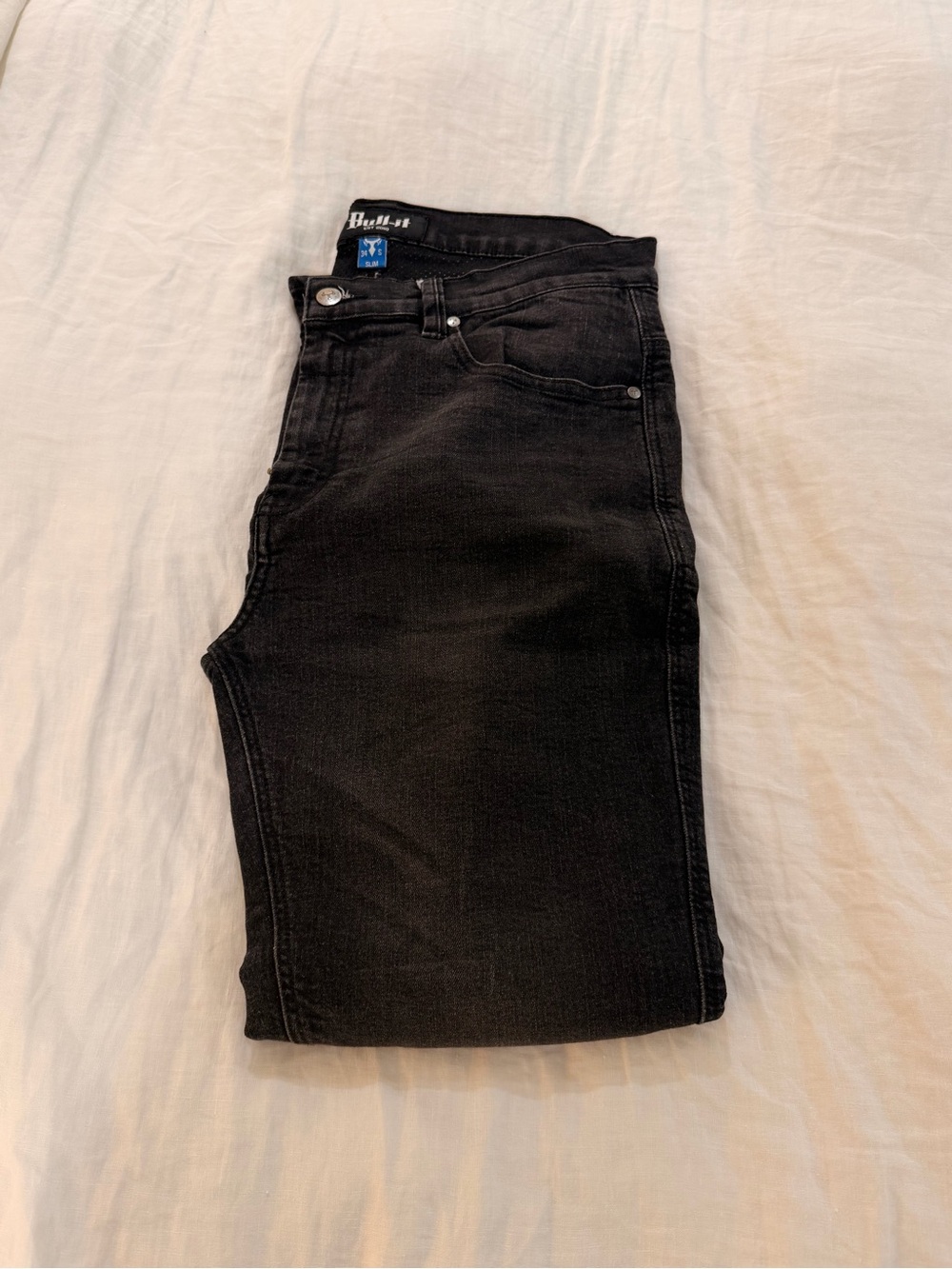Black Men’s Motorcycle Jeans